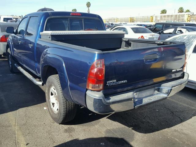 5TEKU72N46Z223469 - 2006 TOYOTA TACOMA DOU BLUE photo 3