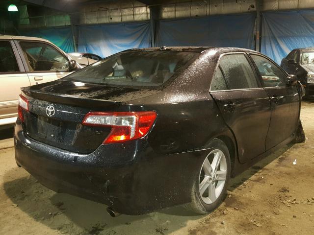 4T1BF1FK8CU122295 - 2012 TOYOTA CAMRY BASE BLACK photo 4