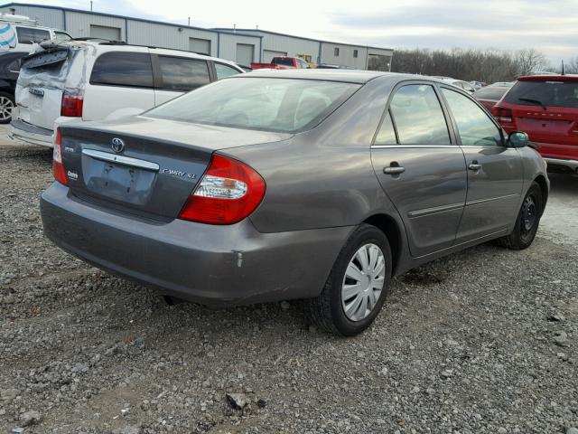 4T1BE32K34U937817 - 2004 TOYOTA CAMRY LE ნაცრისფერი ფოტო 4