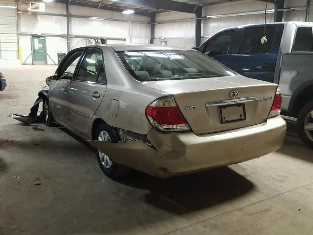 4T1BE32K15U394310 - 2005 TOYOTA CAMRY LE ბეჟი ფოტო 3