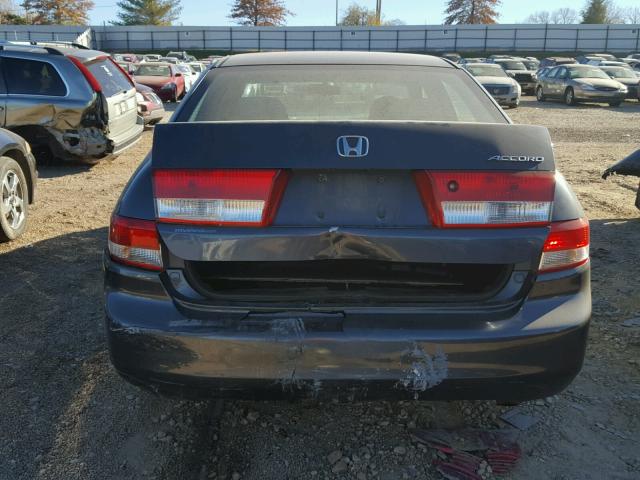 1HGCM56493A006811 - 2003 HONDA ACCORD LX GRAY photo 9