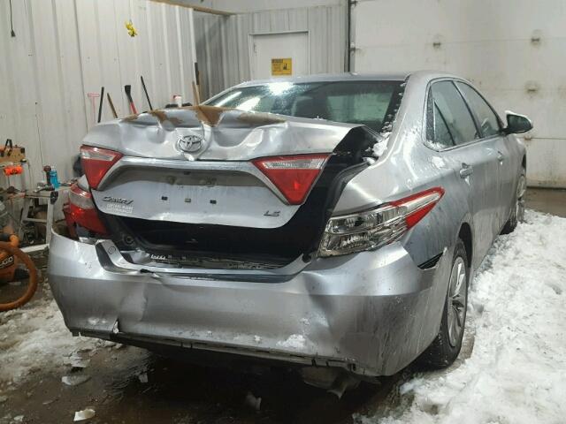 4T4BF1FK4GR534905 - 2016 TOYOTA CAMRY LE SILVER photo 4