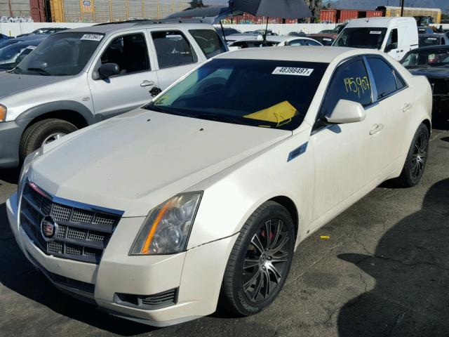 1G6DF577080160281 - 2008 CADILLAC CTS WHITE photo 2