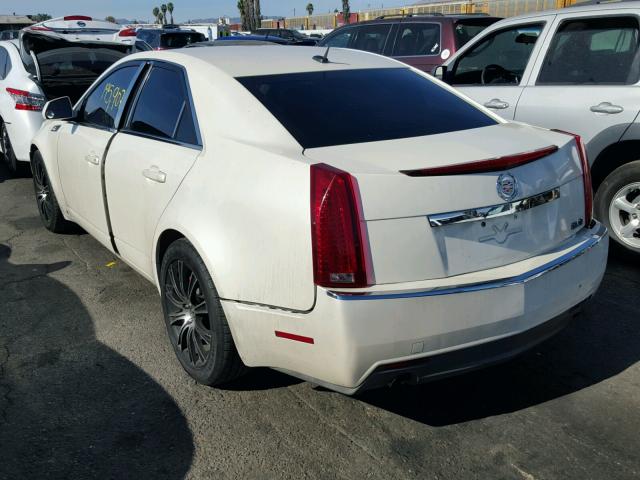1G6DF577080160281 - 2008 CADILLAC CTS WHITE photo 3