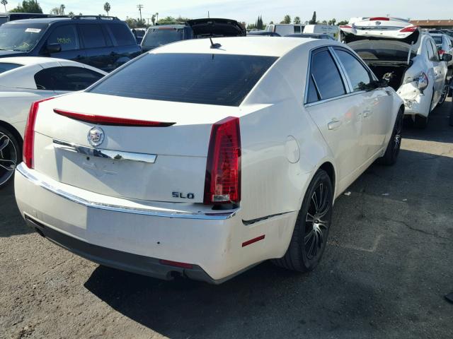 1G6DF577080160281 - 2008 CADILLAC CTS WHITE photo 4