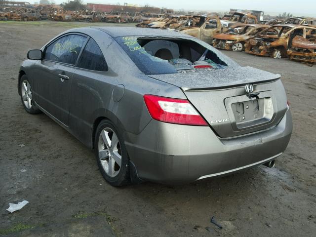 2HGFG12818H506976 - 2008 HONDA CIVIC EX BURN photo 3