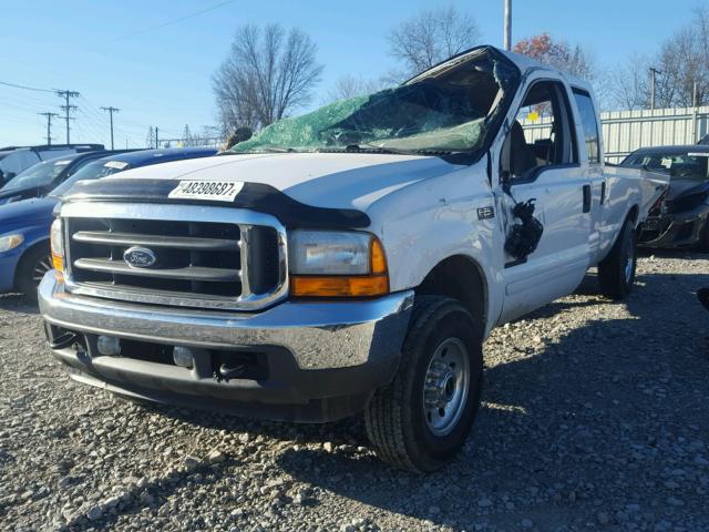 3FTNW21F21MA52344 - 2001 FORD F250 SUPER WHITE photo 2