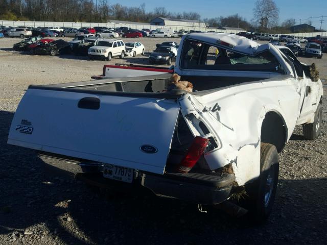 3FTNW21F21MA52344 - 2001 FORD F250 SUPER WHITE photo 4