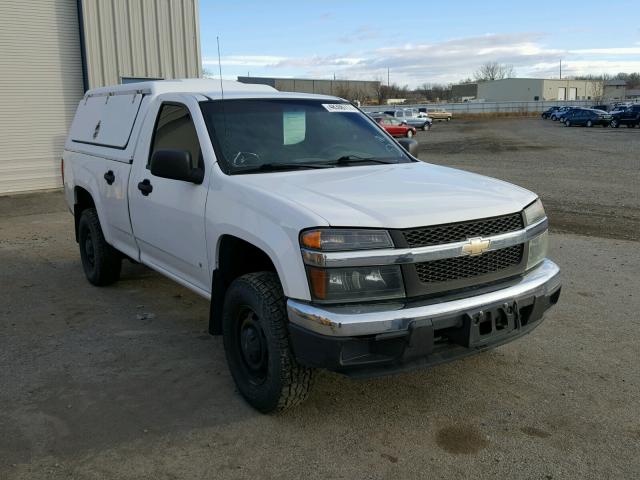 1GBDS14E088218206 - 2008 CHEVROLET COLORADO WHITE photo 1