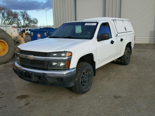 1GBDS14E088218206 - 2008 CHEVROLET COLORADO WHITE photo 2