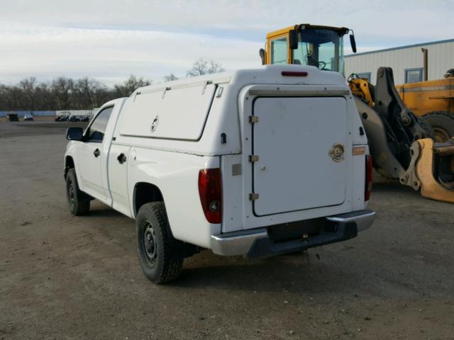 1GBDS14E088218206 - 2008 CHEVROLET COLORADO WHITE photo 3