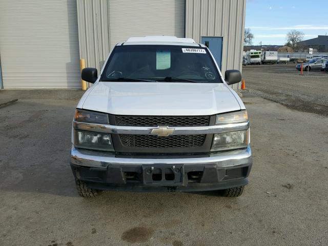 1GBDS14E088218206 - 2008 CHEVROLET COLORADO WHITE photo 9