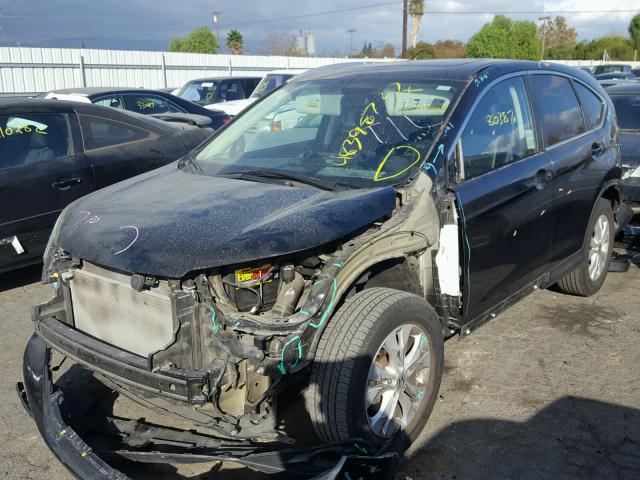 2HKRM3H76DH503040 - 2013 HONDA CR-V EXL BLACK photo 2