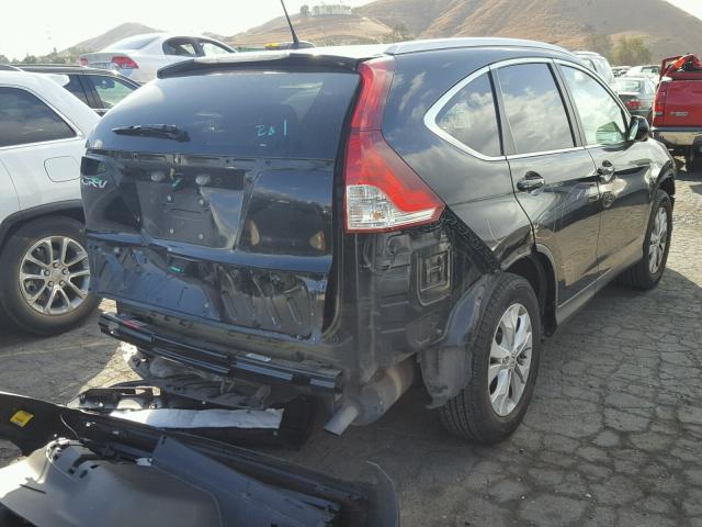 2HKRM3H76DH503040 - 2013 HONDA CR-V EXL BLACK photo 4