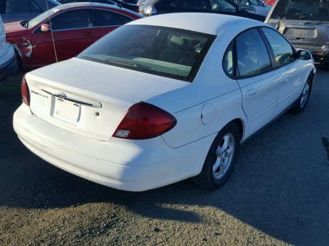 1FAFP55U63G242730 - 2003 FORD TAURUS SES WHITE photo 4