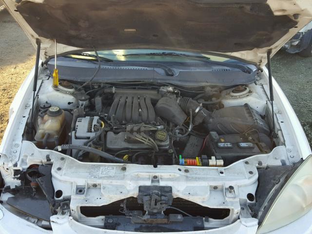 1FAFP55U63G242730 - 2003 FORD TAURUS SES WHITE photo 7