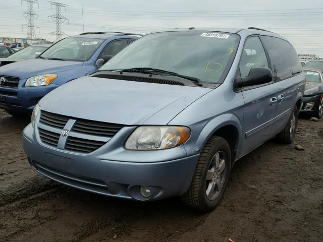 2D4GP44L06R898753 - 2006 DODGE GRAND CARA BLUE photo 2