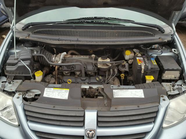 2D4GP44L06R898753 - 2006 DODGE GRAND CARA BLUE photo 7