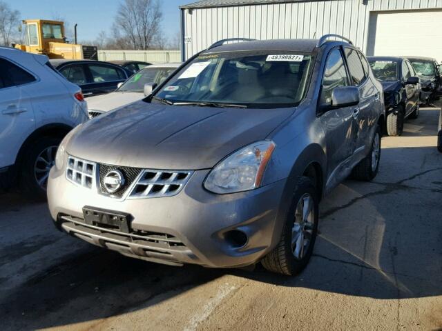 JN8AS5MV9DW600895 - 2013 NISSAN ROGUE S TAN photo 2