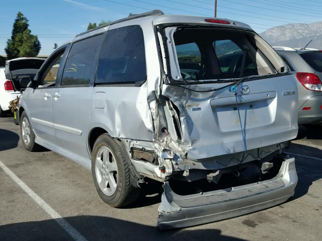 JM3LW28J330362310 - 2003 MAZDA MPV WAGON SILVER photo 3