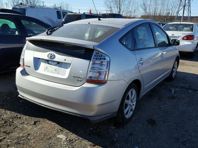 JTDKB20U883307170 - 2008 TOYOTA PRIUS SILVER photo 4