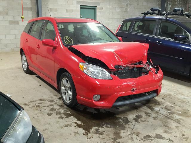 2T1KR30E27C666112 - 2007 TOYOTA COROLLA MA RED photo 1