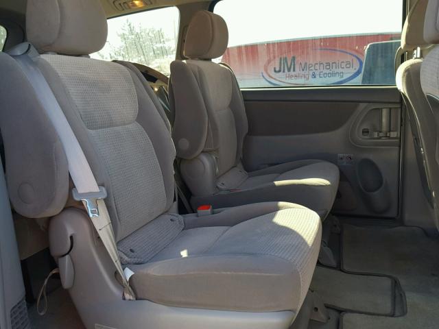 5TDZK23C38S102291 - 2008 TOYOTA SIENNA CE TAN photo 6