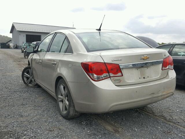 1G1PE5SB5D7210711 - 2013 CHEVROLET CRUZE LT SILVER photo 3