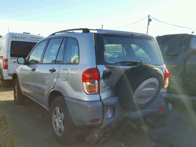 JTEHH20V210076092 - 2001 TOYOTA RAV4 SILVER photo 3