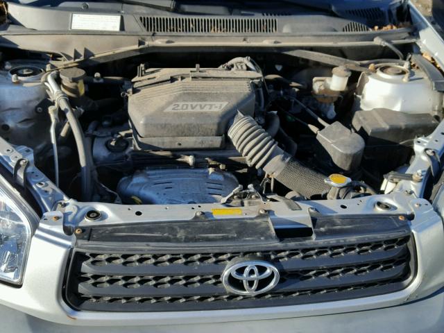 JTEHH20V210076092 - 2001 TOYOTA RAV4 SILVER photo 7