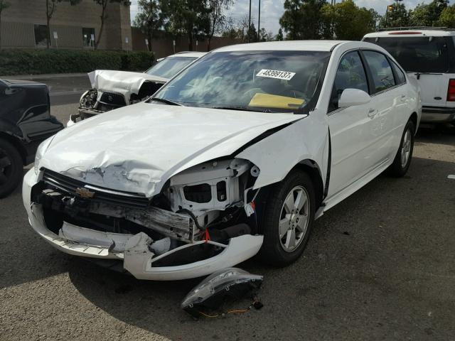 2G1WF5EKXB1314920 - 2011 CHEVROLET IMPALA LS WHITE photo 2