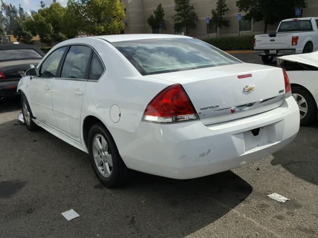 2G1WF5EKXB1314920 - 2011 CHEVROLET IMPALA LS WHITE photo 3