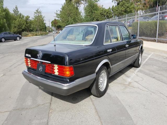 WDBCA37D1FA153010 - 1985 MERCEDES-BENZ 500 SEL BLACK photo 4