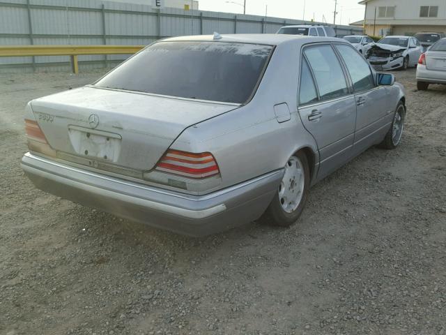 WDBGA51E4SA244359 - 1995 MERCEDES-BENZ S 500 SILVER photo 4