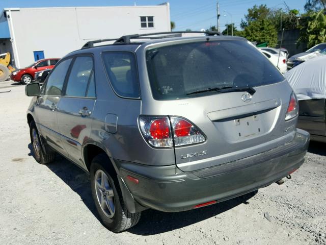 JTJGF10U430161538 - 2003 LEXUS RX 300 SILVER photo 3