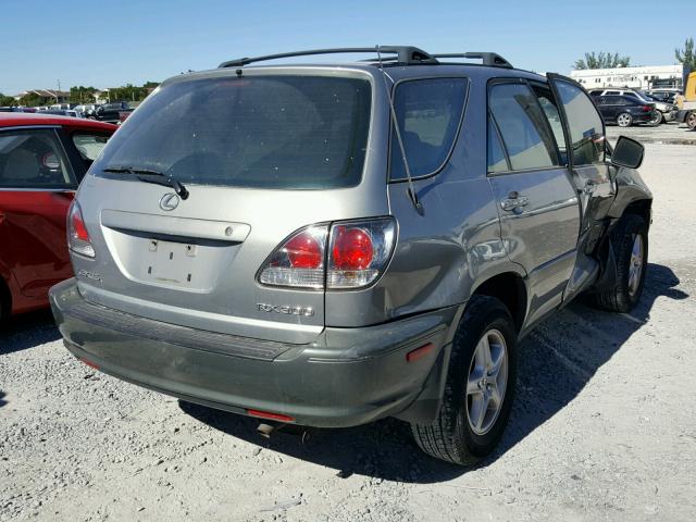 JTJGF10U430161538 - 2003 LEXUS RX 300 SILVER photo 4