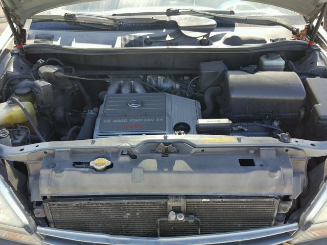 JTJGF10U430161538 - 2003 LEXUS RX 300 SILVER photo 7