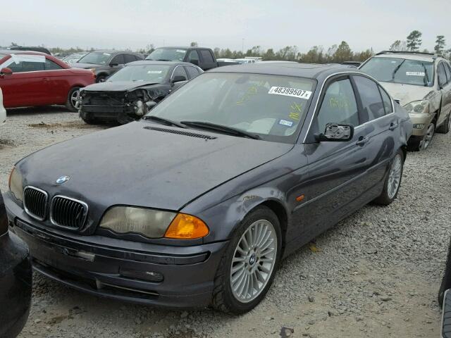 WBAAV53481FJ72547 - 2001 BMW 330 I CHARCOAL photo 2