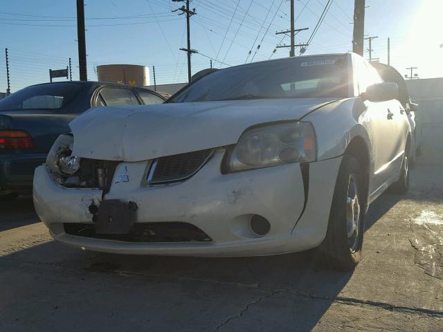 4A3AB36F94E140792 - 2004 MITSUBISHI GALANT ES WHITE photo 2