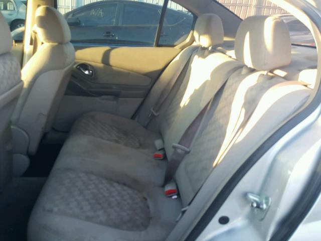 1G1ZT54815F227156 - 2005 CHEVROLET MALIBU LS ვერცხლისფერი ფოტო 6