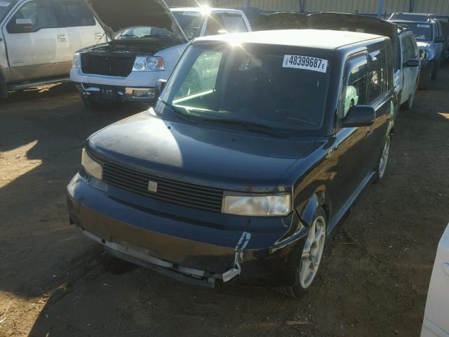 JTLKT334364034617 - 2006 TOYOTA SCION XB BLACK photo 2