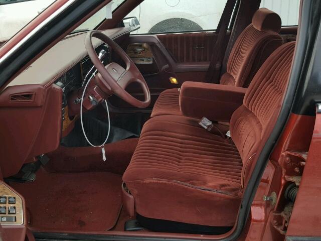 1G4AL51N4L6465915 - 1990 BUICK CENTURY LI RED photo 5