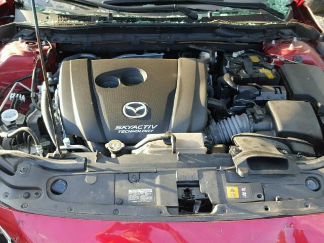 JM1GJ1U69E1151808 - 2014 MAZDA 6 SPORT RED photo 7