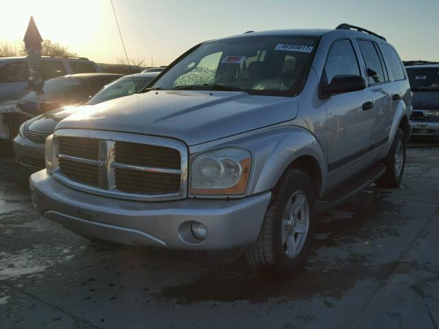 1D4HD48KX6F147973 - 2006 DODGE DURANGO SL SILVER photo 2