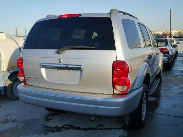 1D4HD48KX6F147973 - 2006 DODGE DURANGO SL SILVER photo 4