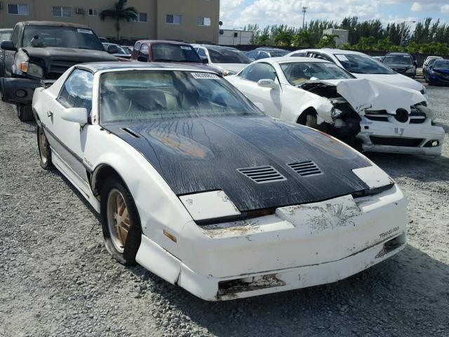 1G2FW87F8GL222073 - 1986 PONTIAC FIREBIRD T WHITE photo 1