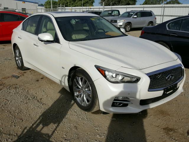 JN1EV7AP8GM304226 - 2016 INFINITI Q50 PREMIU WHITE photo 1