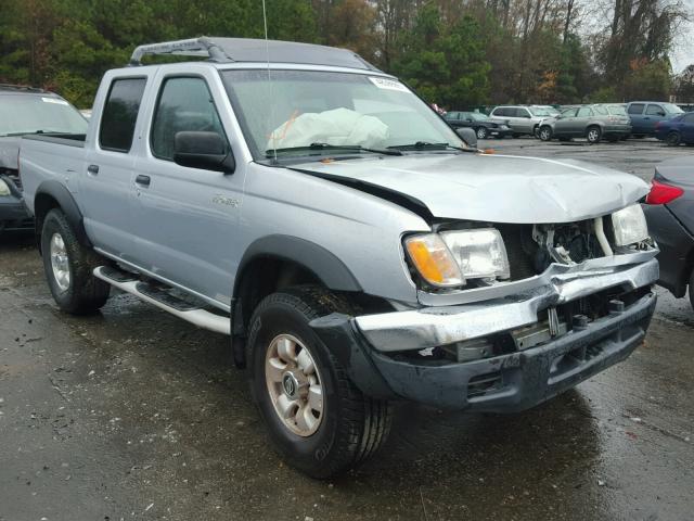 1N6ED27TXYC408406 - 2000 NISSAN FRONTIER C SILVER photo 1