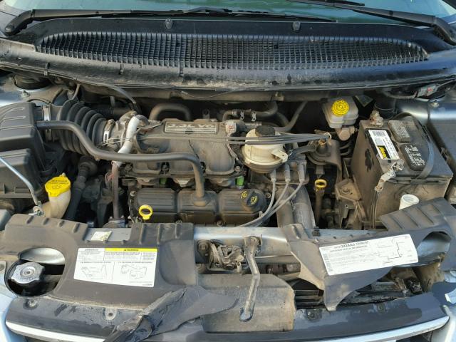 2C4GP44R25R567060 - 2005 CHRYSLER TOWN & COU BLUE photo 7