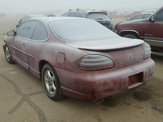 1G2WR1210YF182498 - 2000 PONTIAC GRAND PRIX MAROON photo 3
